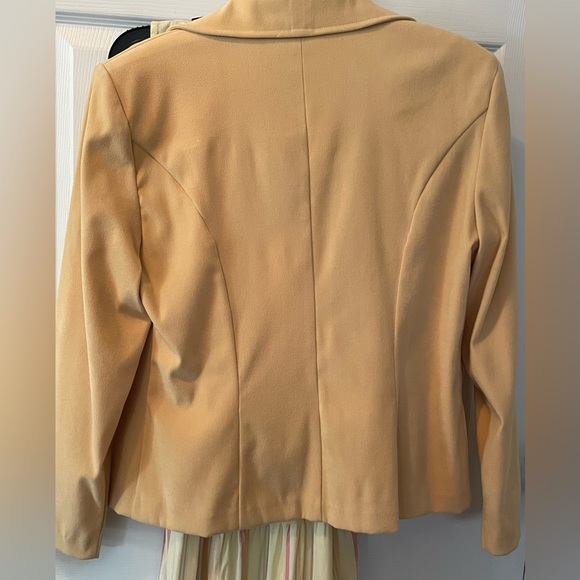 Jessica Howard 2pc Maxi Skirt and Jacket Black and Yellow, size 14 - Picture 5 of 14